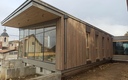 Restaurant scolaire ossature bois paille