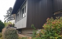 Isolation thermique en façade finition joint debout aluminium et bardage douglas pré-grisé Isolation thermique en façade finition joint debout aluminium et bardage douglas pré-grisé